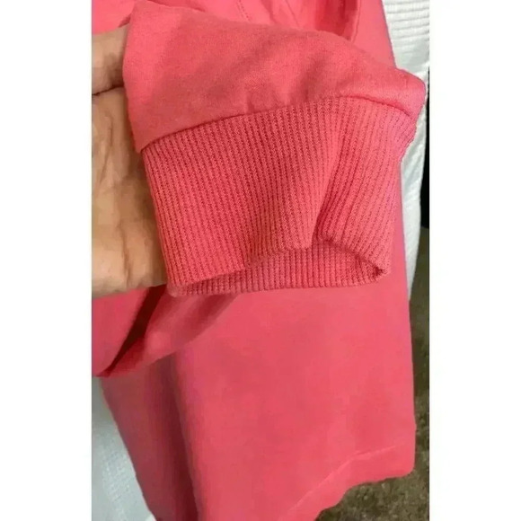 Simply Southern Med. Pink Cowl Neck Pullover With Adjustable Drawstrings - Picture 3 of 6